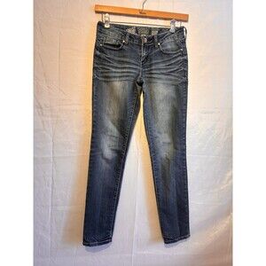 Glam Ultra Skinny Jeans Women’s 4 Blue Denim Mid Rise